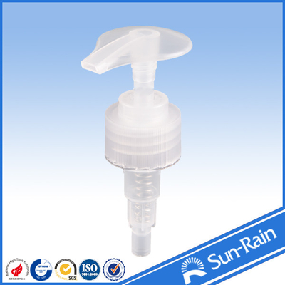 Transparente Plastiklotionspumpe für Shampoo, Handdesinfiziererflasche