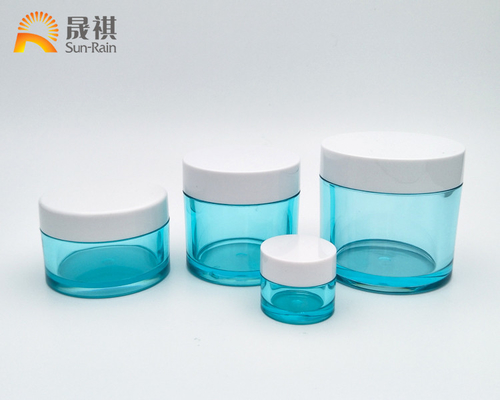 Plastik-kosmetische Cremetiegel Petg, die mit der großen Kapazität 5g 15g 30g 100g verpacken