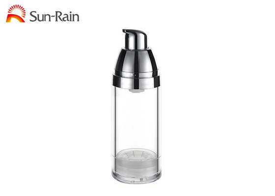 Kapazität der klare luftlose Pumpflasche-kosmetische Gesichts-Creme-Behälter-30ml 50ml
