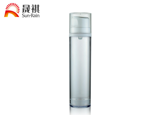 luftlose Pumpen-Kosmetik-verpackende weiße runde Form 50ml 120ml 180ml