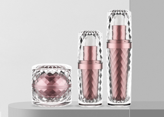 Luxus-Diamond Acrylic Cosmetic Bottle And-Glas 30ml 15ml