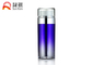 Luftlose kosmetische Flaschen SR2151B, purpurrote doppelstöckige luftlose Lotions-Pumpflaschen