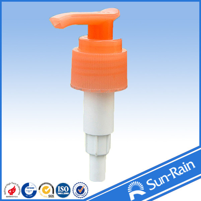 Orange Plastiklotionspumpe für Shampooflasche