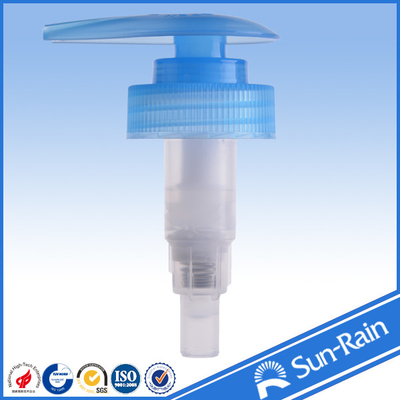 Bunter Lotions-Pumpenseifenspender des Plastik 28/400 benutzt für Spülwasser