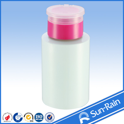 Leere Nagellack-Entfernerpumpen-Zufuhrplastikflasche für das kosmetische Verpacken