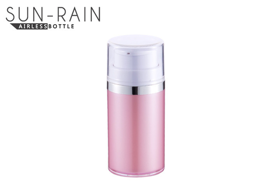 Rosa luftlose kosmetische Flaschenlotionsflasche, die 15ml 30ml 50ml SR-2356 verpackt