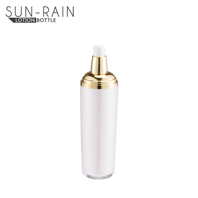 Gesetzte Lotionsflasche der Kosmetik, die 0.23cc mit Pumpflasche der Goldkappe SR2263A Plastikverpackt