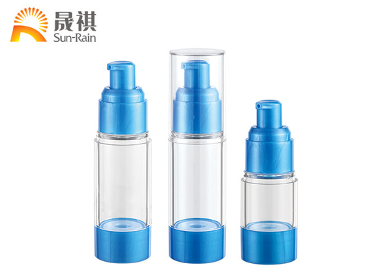 luftloses kosmetisches Flaschen-Blau 15ml 30ml 50ml ALS Flasche für Lotions-Creme SR-2108E