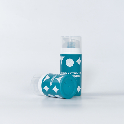 Umweltfreundliche Mehrfachflasche aus Kunststoff ohne Luft die nachhaltige Lösung für Hautpflege und Kosmetik