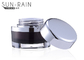 Schwarze kosmetische Plastikgläser PMMA für kosmetische Hautpflege verwenden 30ML 50ML SR-2386