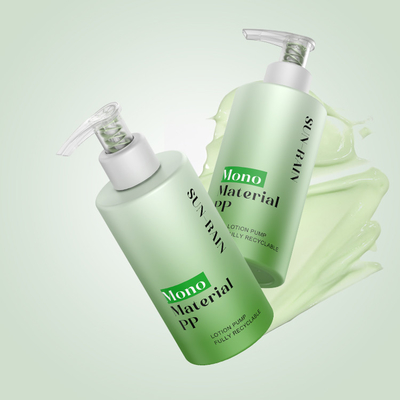 Pump mit Rippen 28 410 für Flaschen mit Handcreme