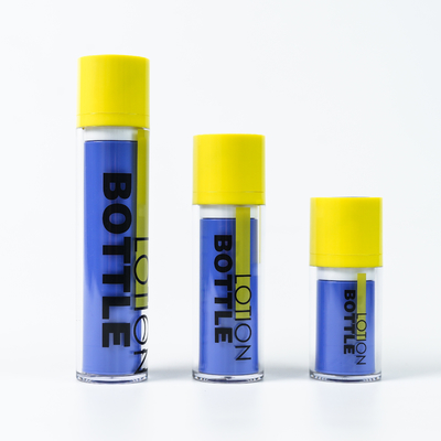 Mode 15 ml 30 ml 50 ml Kosmetische Rotationsflasche für Hautpflegeverpackungen mit Bildschirmdruck