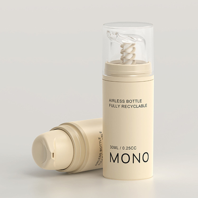 Luftlose Lotion Kosmetische Hautpflege Verpackung Pumpe Flasche Custom 15ml 30ml 50ml Kosmetik Mini
