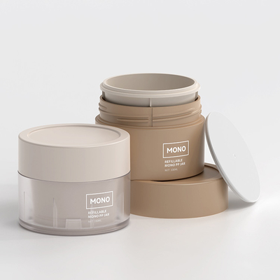 Plastik-PP-Kosmetikcreme-Gläser Gläser Behälter 50 ml 100 ml 150 ml 200 ml