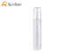 Leere Haustier-Lotions-Flaschen-weiße klare Kosmetik, die mit kundenspezifischer Farbe verpackt