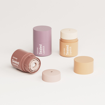 15g Rotate Lipgloss Lippenmaske Lippen Plastik Blush Stick Solid Balsam Deodorant Tube Makeup Behälter Pp Versiegelte Lippenstift Flasche