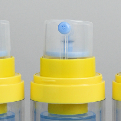 Hersteller Doppelwand-PET-Flasche Nachfüllbare frischhaltige 30 ml Luftlose Pumpflasche