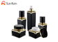 Schwarzes Quadrat-Acrylgläser für die Kosmetik-Luxuscreme, die 30ml 50ml SR2366 verpackt