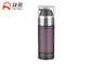 Kosmetische Flasche purpurroter luftloser Pumpe PETG, die mit Mitgliedstaat-Deckel verpackt