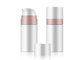 Kundenspezifische weiße doppel-wandige kosmetische luftlose Pumpflasche des Make-up30g