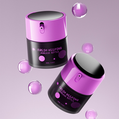 Kostenlose Probe 50 ml frisch aufbewahrende luftlose Pumpflasche für Stiftungserum Lotion